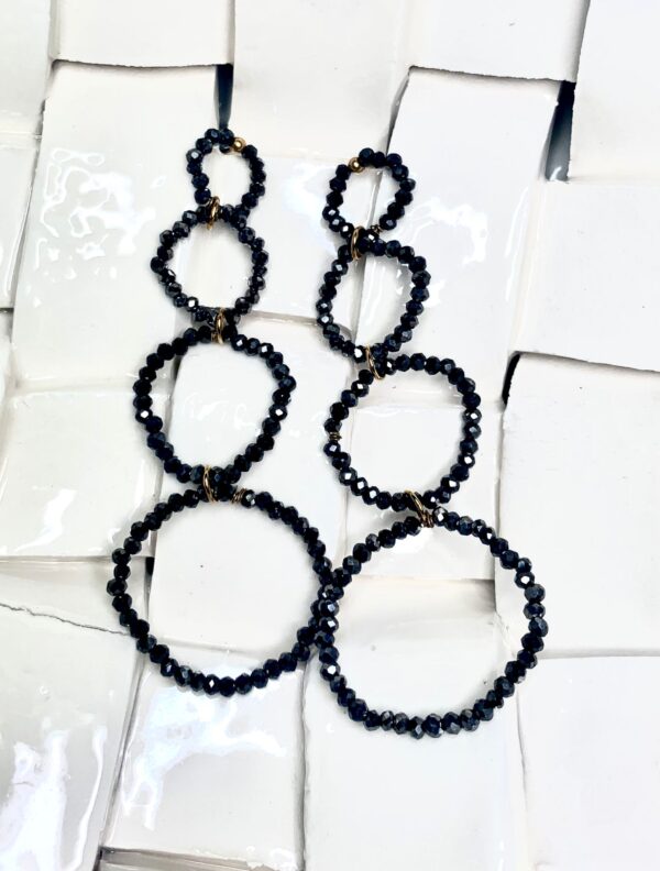 Pendientes de cristal muy ligeros